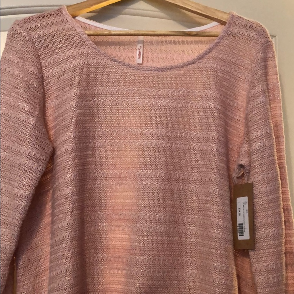 Pink Knit Sweater